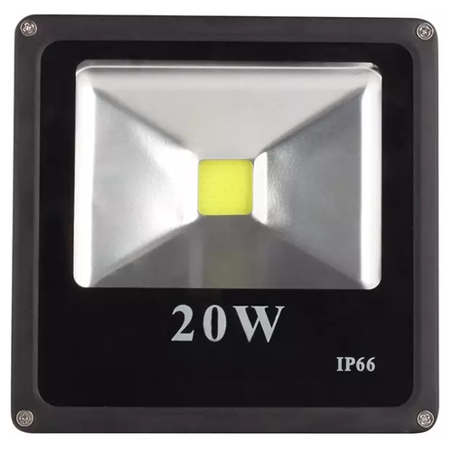 Светодиодный уличный прожектор 20W COB, светильник холодный белый 220В