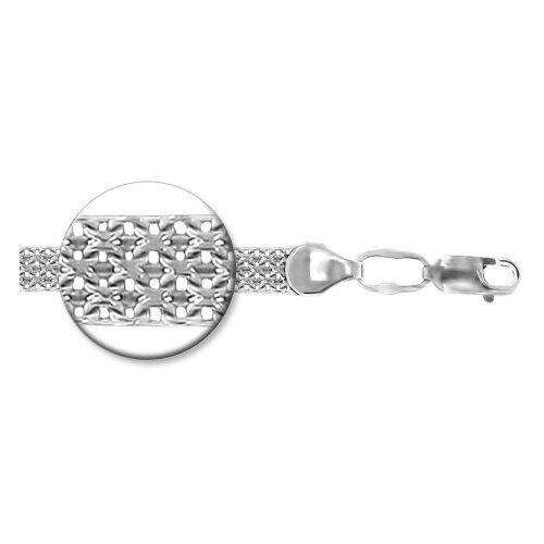 фото Браслет-цепочка sokolov, серебро, 925 проба, длина 20 см.