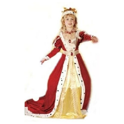 Купить Костюм Королева детский, 110-116 см, Греми, Карнавальные костюмы