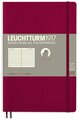 Записная книжка в линейку Leuchtturm Paperback В6+ 123 стр, мягкая обложка винная