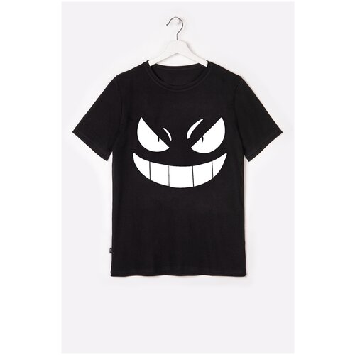 фото Hf3237 happyfox "смайл" футболка мал. 140_смайл,черный