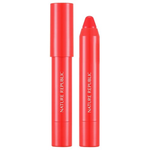 NATURE REPUBLIC помада-карандаш для губ Eco Crayon Lip Rouge, оттенок 03 Peach Coral мягкий карандаш для губ nature republic by flower eco crayon lip rouge 2 5 гр