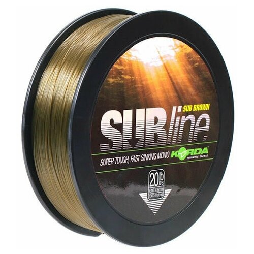 Леска Korda Subline Brown 0,43мм леска korda subline brown 0 40мм