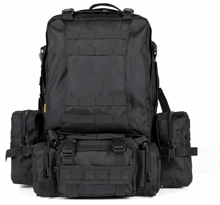 Рюкзак с подсумками тактический 40 л цвет черный black