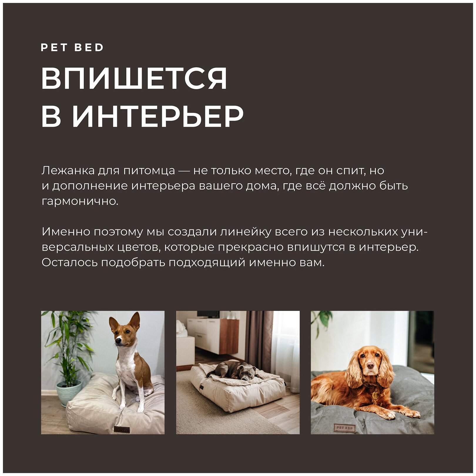 Лежанка-матрас для животных со съемным чехлом PET BED Велюр, размер L 90х70 см, темно-серый - фотография № 7