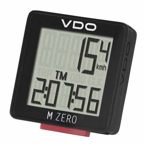 Велокомпьютер VDO M-ZERO WR, 5 функций 3-строчный дисплей, черный, 4-3000