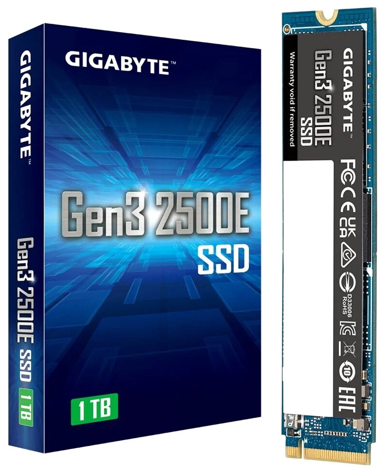 Жесткий диск SSD Gigabyte 1000Gb M.2 2280 PCI Express [G325E1TB] - фото №4
