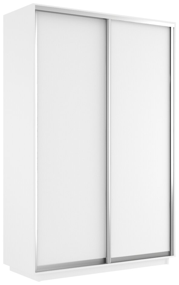 Шкаф-купе Элемент, белый, 120х60х220 - фотография № 1