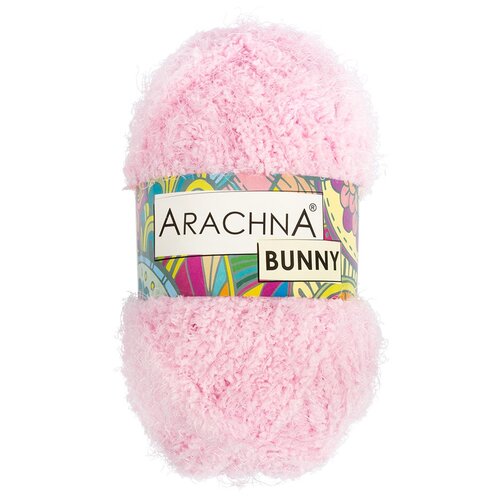 Пряжа ARACHNA Bunny, 100% микрополиэстер, 5*100 г, 110 м, №70, светло-розовый