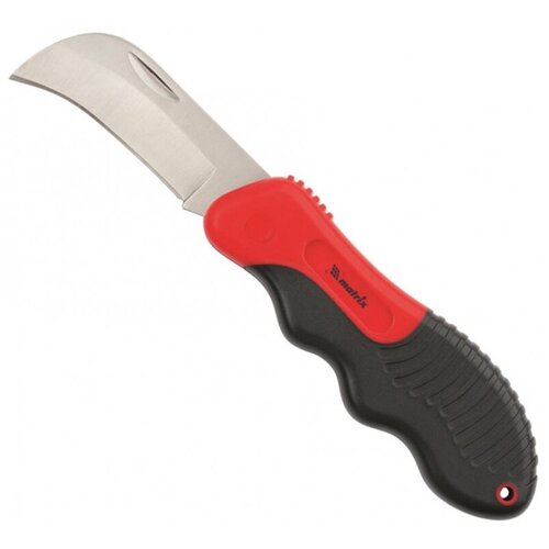 нож электрика matrix 78986 22 6 мм Нож электрика Matrix складной,изогн.лезвие,эргоном.двухкомп.рукоять (78986)