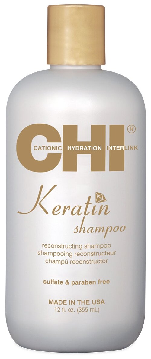 CHI шампунь Keratin, 355 мл