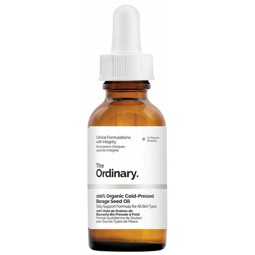 Органическое масло семян бурачника (бораго) The Ordinary холодного отжима 100% Organic Cold-Pressed Borage Seed Oil, 30 мл