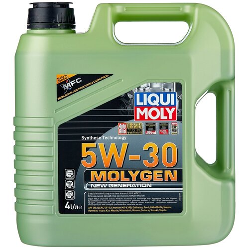 LIQUI MOLY 9054D акция Масло моторное Molygen New Generation 5W-40 4L фонарик арт.7520R