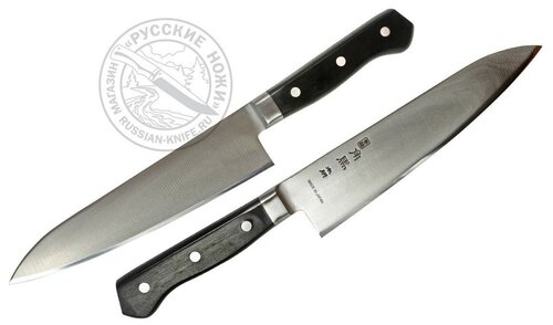 - Шеф нож Гюито TU-9003, 180 мм, молибден-ванадиевая сталь, рукоять - древесина