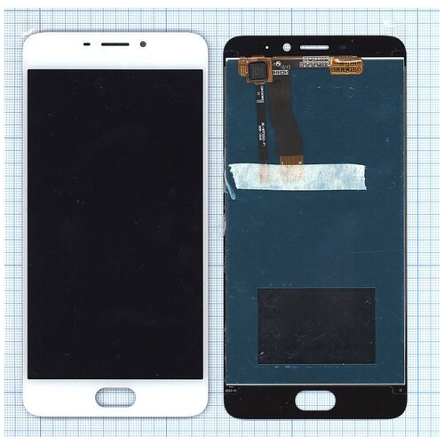 Дисплей (экран) в сборе с тачскрином для Meizu M5 Note, белый high quality for meizu m5 note meilan note 5 lcd screen and digitizer full assembly