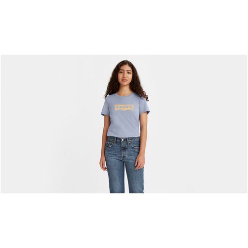 Футболка Levis THE PERFECT TEE DIAGONAL WAVES BW FILL S Женщины