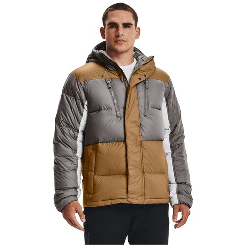 фото Пуховик under armour cgi down blocked jacket коричневый md 1364895-277