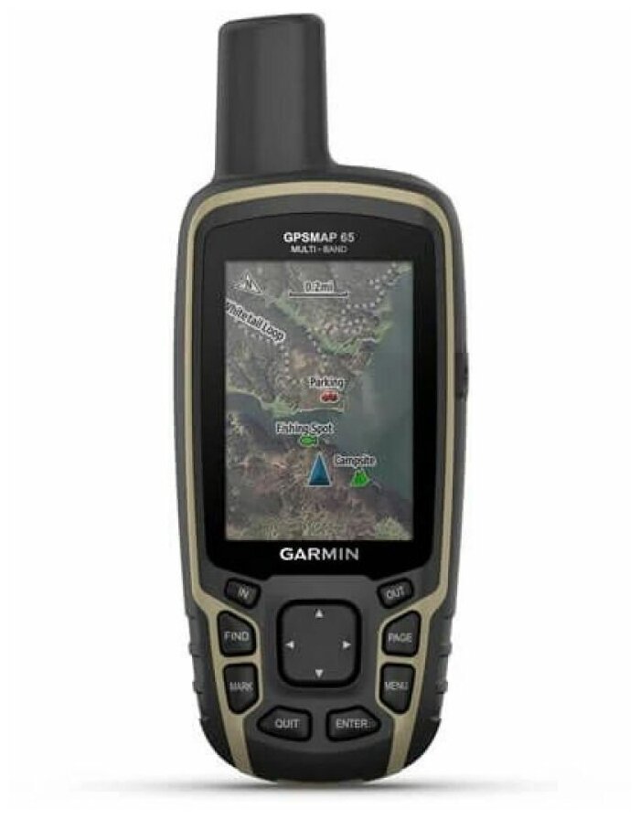 Навигатор Garmin GPSMAP 65 Multi-Band GNSS + топокарта Россия и Европа (010-02451-01)