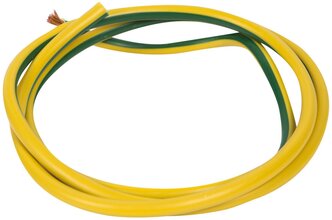 Провод многопроволочный ПУГВ ПВ3 1х6 желто-зеленый ( смотка 4м )