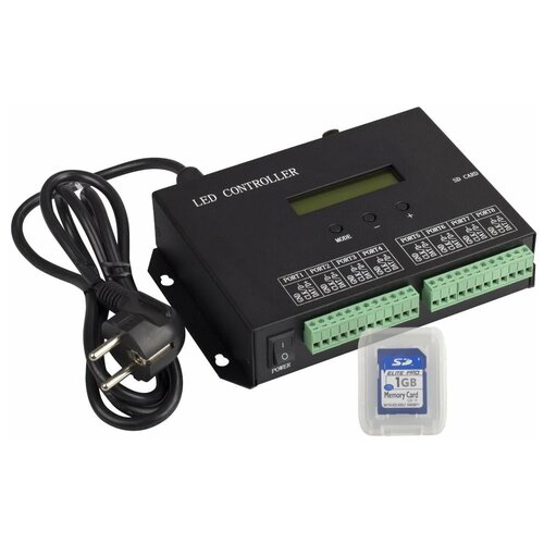 Контроллер HX-803SA DMX (8192 pix, 220V, SD-карта), 1шт 1024ch dmx dmx контроллер laudio