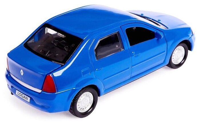 Модель машины Технопарк Renault Logan, синяя, инерционная LOGAN-BU