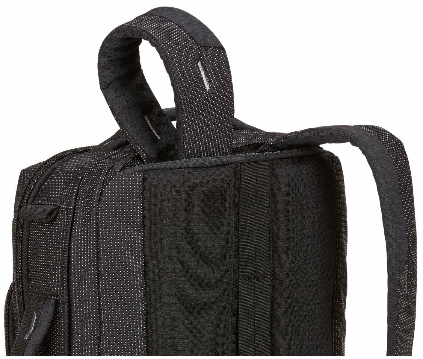 Сумка-рюкзак 15.6” Thule Crossover 2 Convertible Laptop Bag, Нейлон, Black, Черный 3203841 - фото №11