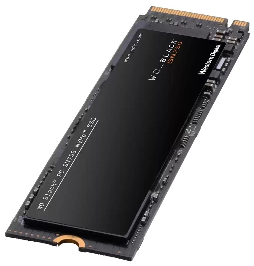 SSD накопитель WD Black SN750 500 GB WDS500G3X0C