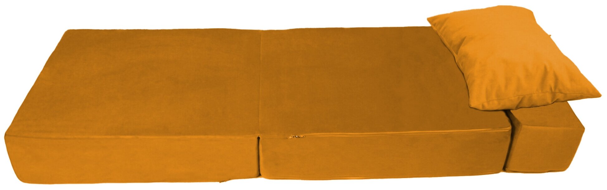 Бескаркасное кресло "Квадро" Цвет: Оранжевый - фотография № 7