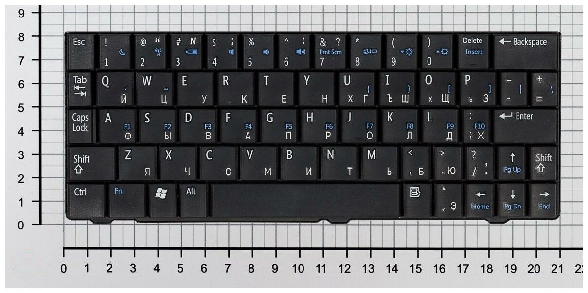 Клавиатура для ноутбука Dell P719H черная