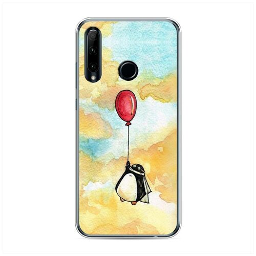 фото Силиконовый чехол "пингвин летчик" на honor 10i / хонор 10i case place