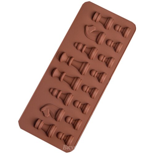 Силиконовая форма Шахматы 16 ячеек Иу Йоуда