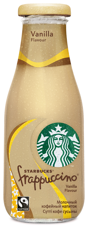 Молочный кофейный напиток Starbucks Frappuccino Vanilla, 0.25 л 1852 г , 4 шт. - фотография № 2