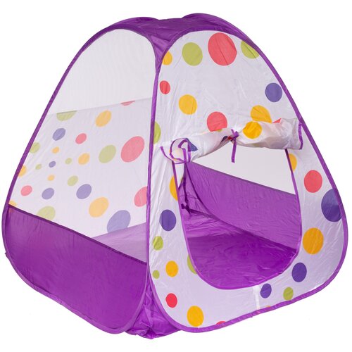 Детская палатка Пирамидка Игрокат бело-синий