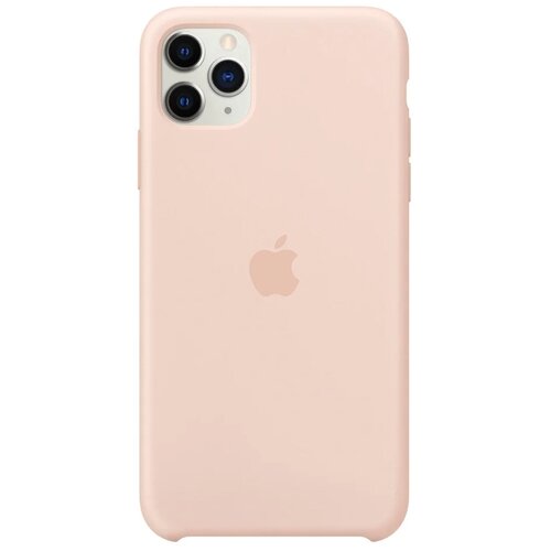 Чехол накладка силиконовый для Apple iPhone 11 Pro Max розовый песок чехол onzo symmetric для apple iphone 11 розовый