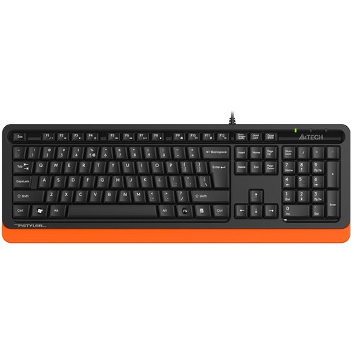 Клавиатура A4Tech Fstyler FKS10 черныйоранжевый USB 232700₽