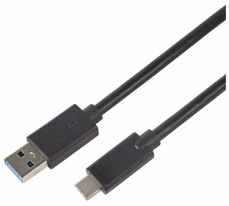Кабель USB 3.0 - USB Type-C М/М 1 м Rexant чер 18-1880