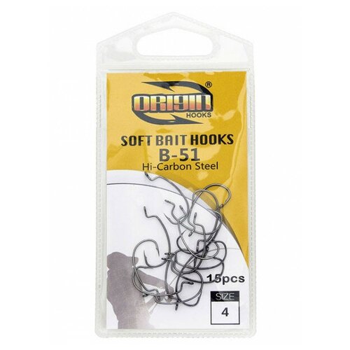 фото Origin крючок офсетный origin b51 (размер # 1/0; кол-во в упак. 10)