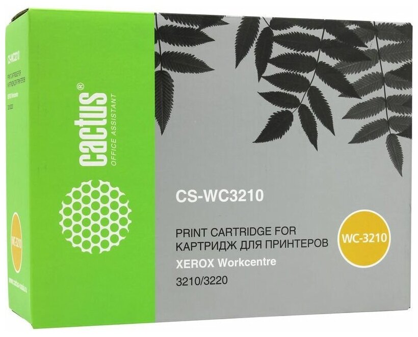 Картридж Cactus CS-WC3210 Black для Xerox WorkCentre 3210/3220