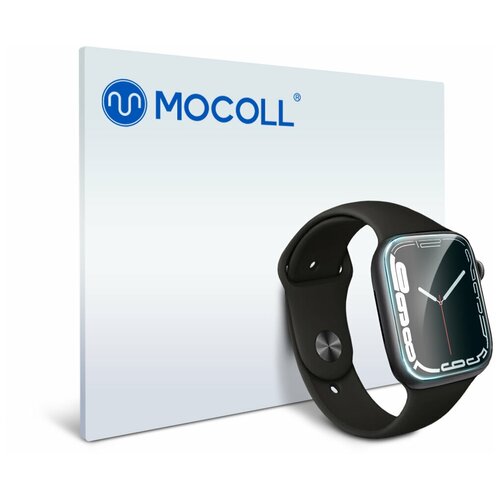 Противоударная защитная MOCOLL для дислея Apple Watch Series 7 41mm (6шт) Глянцевая