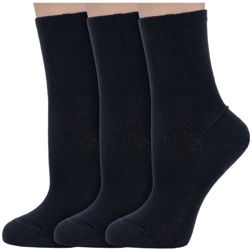 Носки Dr. Feet, 3 пары, размер 25, черный носки dr feet 3 пары размер 23 черный
