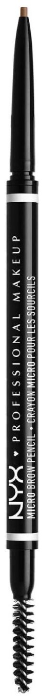 NYX professional makeup Карандаш для бровей Micro Brow Pencil, оттенок ash brown 05 — купить в интернет-магазине по низкой цене на Яндекс Маркете