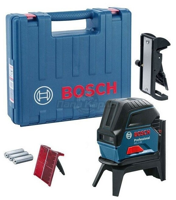 GCL 2-50+RM1+BM3+кейс (0601066F02) Bosch - фото №2