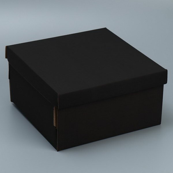 Складная коробка "Чёрная", 30 x 28.5 x 15.3 см, 5 шт. - фотография № 1