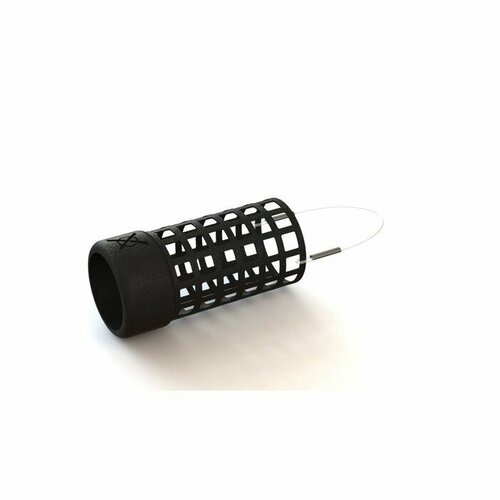 фото Груз-кормушка металлическая x-feeder me bullet hawk+ m perfo, цвет matt black, 50 г, 45 мл
