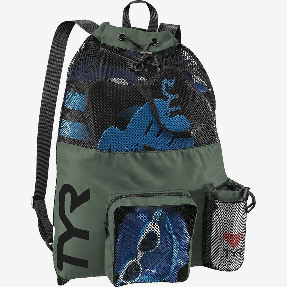 фото Рюкзак для аксессуаров TYR Big Mesh Mummy Backpack (Рюкзак для аксессуаров TYR Big Mesh Mummy Backpack 311 Зеленый, O/S, LBMMB3)