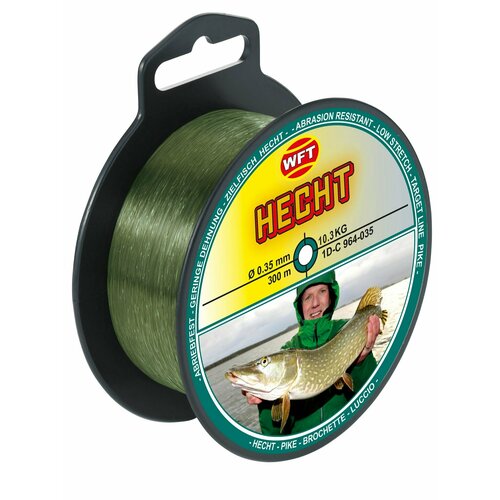 фото Леска монофильная zielfisch hecht (щука) 300м/035 "wtf" brand