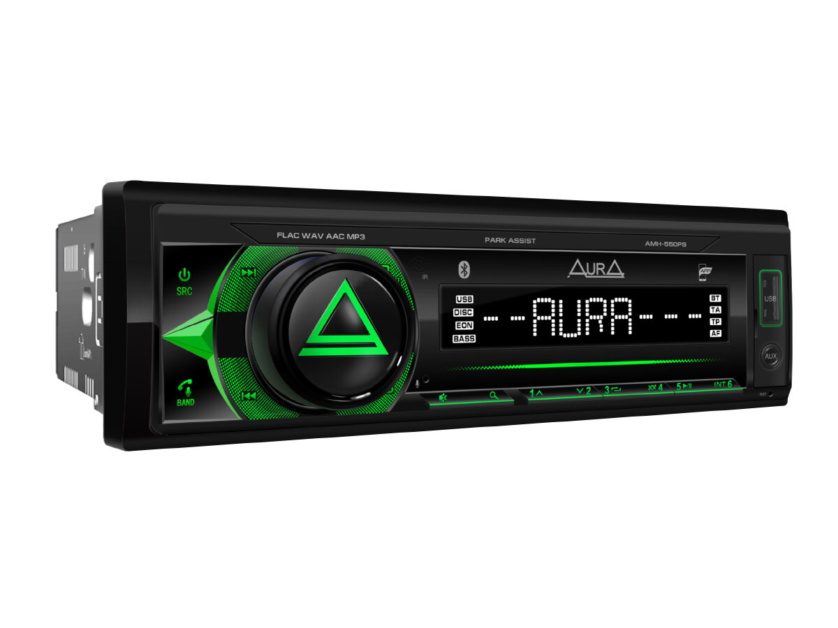 Магнитола Aura AMH-550PS / Bluetooth / 1 din