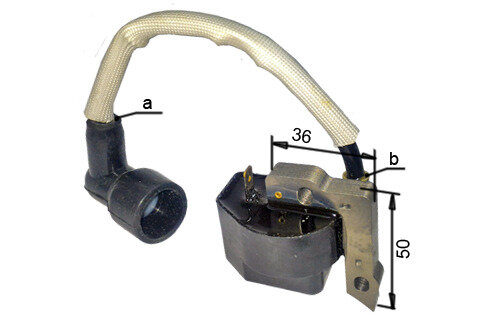 Катушка зажигания для бензокосы и триммера с внутреним стартером, типа Интерскол, Elmos, HomeLite, Hammer, Калибр, Patriot и пр.