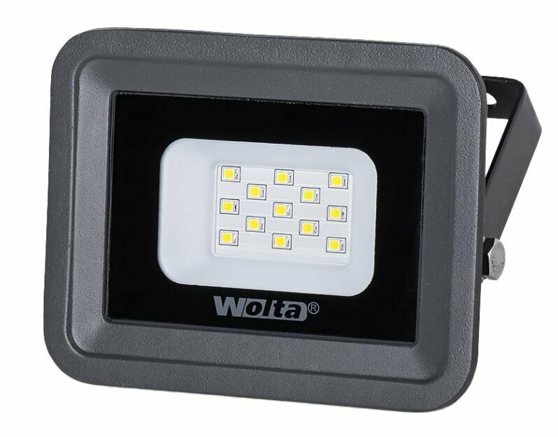 Светодиодный прожектор Wolta 10W (900 lm) SMD 5700K 6K IP65 (115*27*112 мм.)