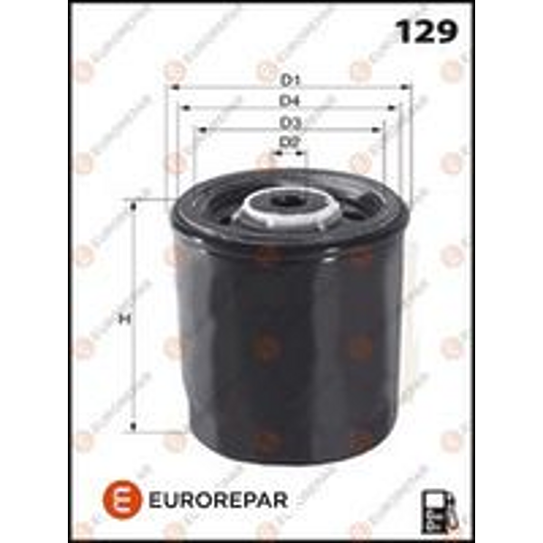 EUROREPAR E148108 фильтр топливный